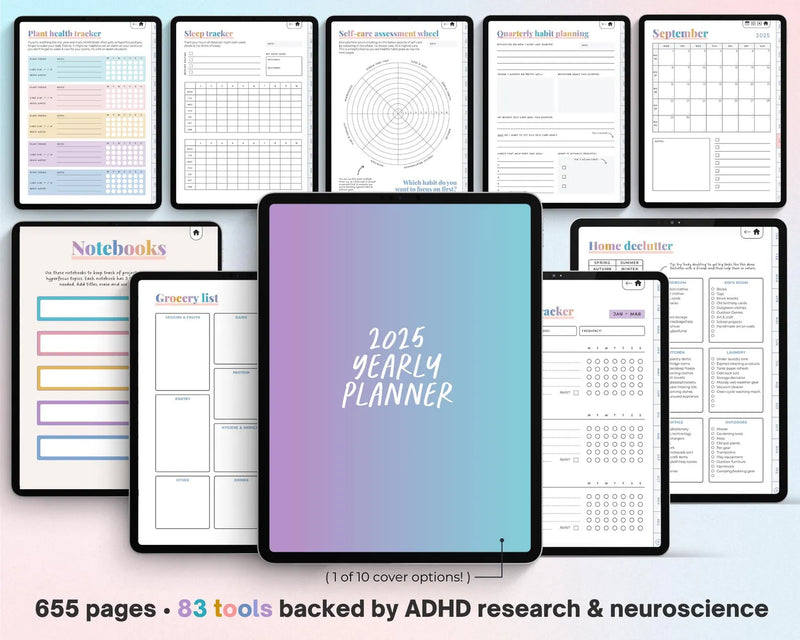 ADHD Digital Planner - ThinkClearTools